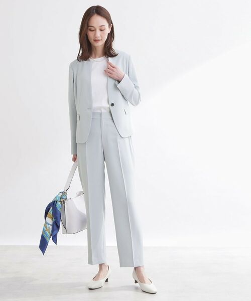 Reflect / リフレクト テーラードジャケット | 【UVカット／接触冷感／セットアップ可】ノーカラージャケット | 詳細5