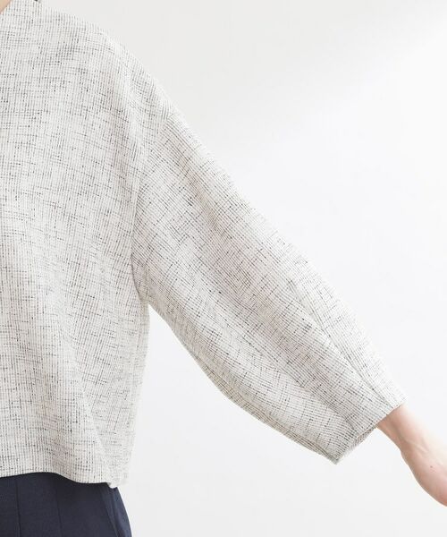 Reflect / リフレクト ノーカラージャケット | ツイードノーカラージャケット | 詳細15
