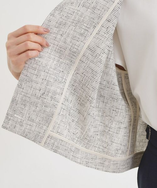 Reflect / リフレクト ノーカラージャケット | ツイードノーカラージャケット | 詳細17