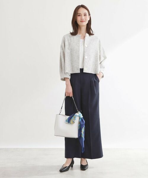 Reflect / リフレクト ノーカラージャケット | ツイードノーカラージャケット | 詳細4