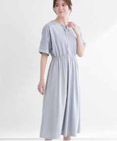 Reflect / リフレクト ロング・マキシ丈ワンピース | 【UVカット／接触冷感】ドルマンスリーブジャージワンピース