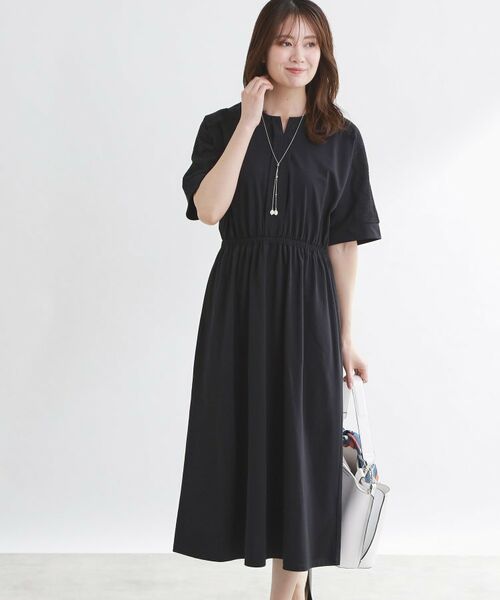 Reflect / リフレクト ロング・マキシ丈ワンピース | 【UVカット／接触冷感】ドルマンスリーブジャージワンピース | 詳細1