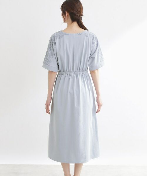 Reflect / リフレクト ロング・マキシ丈ワンピース | 【UVカット／接触冷感】ドルマンスリーブジャージワンピース | 詳細12