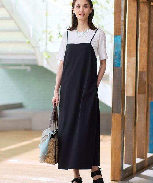 Reflect / リフレクト ロング・マキシ丈ワンピース | 【UVカット】ラッシュガードワンピース（ブラック(019)）