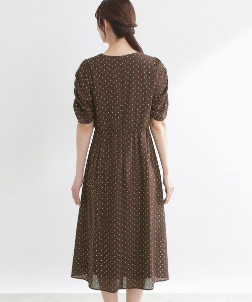 Reflect / リフレクト ミニ丈・ひざ丈ワンピース | 小紋柄ジョーゼットワンピース | 詳細12