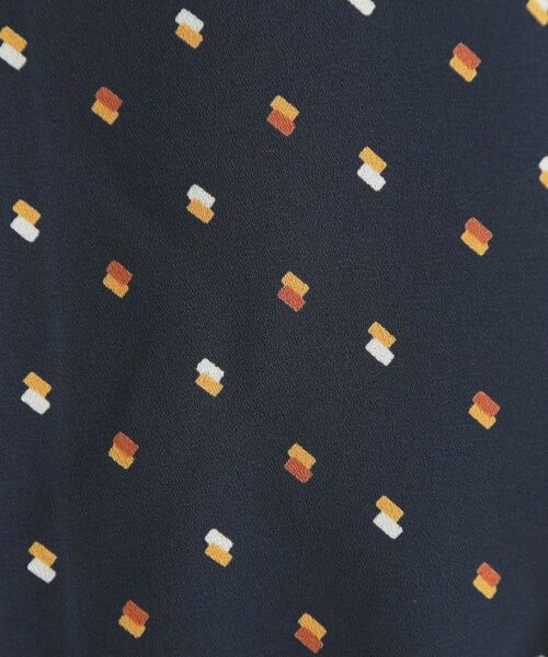 Reflect / リフレクト ミニ丈・ひざ丈ワンピース | 小紋柄ジョーゼットワンピース | 詳細4