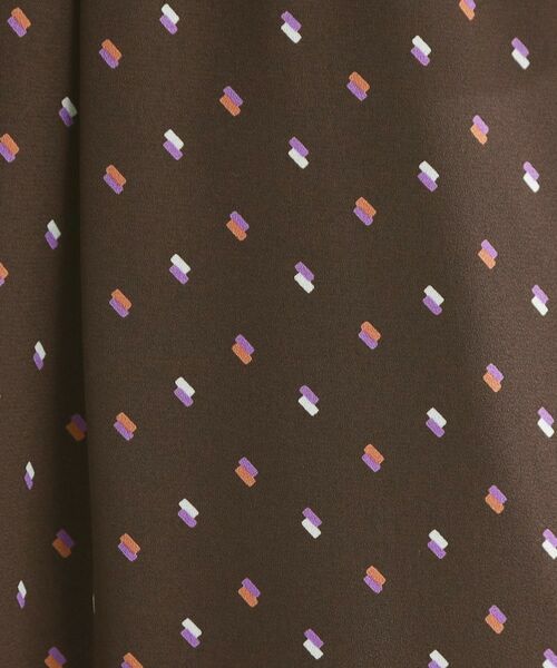 Reflect / リフレクト ミニ丈・ひざ丈ワンピース | 小紋柄ジョーゼットワンピース | 詳細8