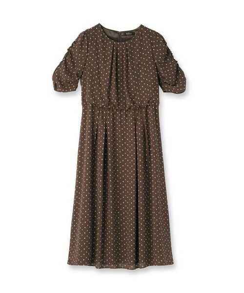 Reflect / リフレクト ミニ丈・ひざ丈ワンピース | 小紋柄ジョーゼットワンピース | 詳細9