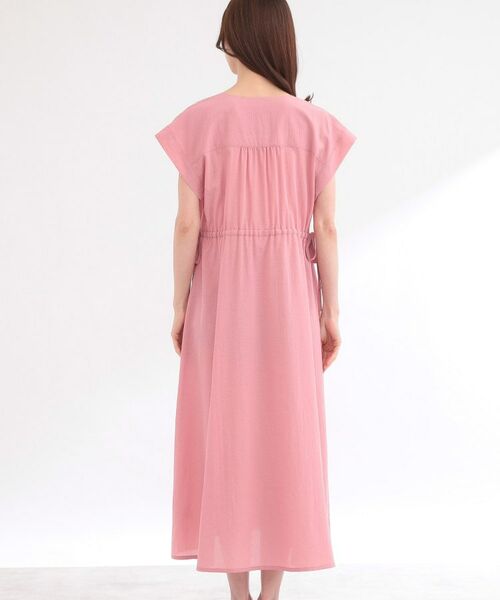 Reflect / リフレクト ロング・マキシ丈ワンピース | 【通気性あり／涼しい／マシンウォッシャブル】フロントボタンワンピース | 詳細18