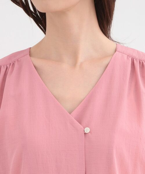 Reflect / リフレクト ロング・マキシ丈ワンピース | 【通気性あり／涼しい／マシンウォッシャブル】フロントボタンワンピース | 詳細19