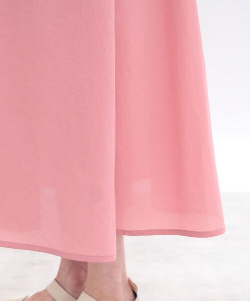 Reflect / リフレクト ロング・マキシ丈ワンピース | 【通気性あり／涼しい／マシンウォッシャブル】フロントボタンワンピース | 詳細22