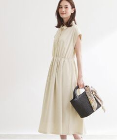 Reflect / リフレクト ロング・マキシ丈ワンピース | フレンチスリーブシャツワンピース