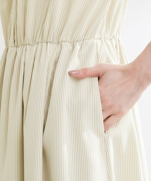 Reflect / リフレクト ロング・マキシ丈ワンピース | フレンチスリーブシャツワンピース | 詳細23