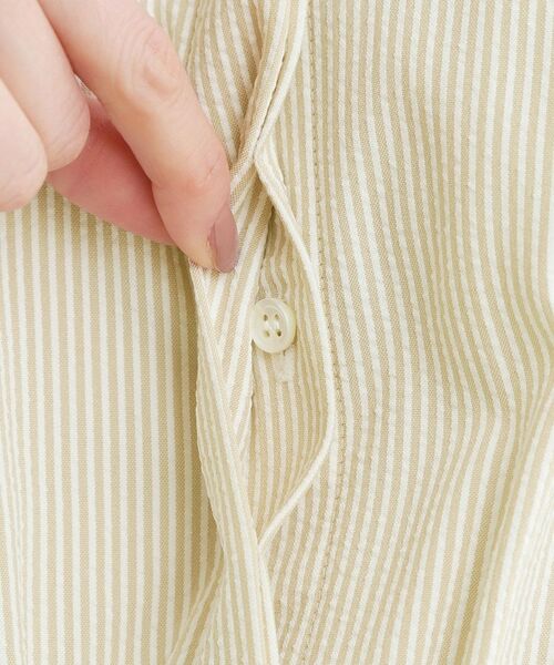 Reflect / リフレクト ロング・マキシ丈ワンピース | フレンチスリーブシャツワンピース | 詳細26