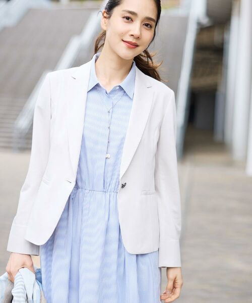 Reflect / リフレクト ロング・マキシ丈ワンピース | フレンチスリーブシャツワンピース | 詳細3