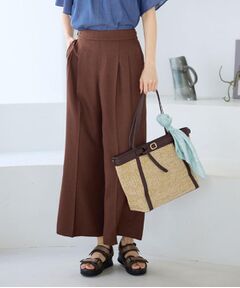 Reflect / リフレクト パンツ | グルカ風ベルトデザインワイドパンツ