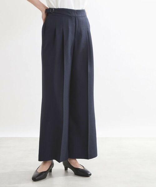 Reflect / リフレクト パンツ | グルカ風ベルトデザインワイドパンツ | 詳細9