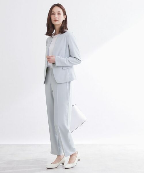 Reflect / リフレクト パンツ | 【UVカット／接触冷感／セットアップ可】センタープレステーパードパンツ | 詳細3