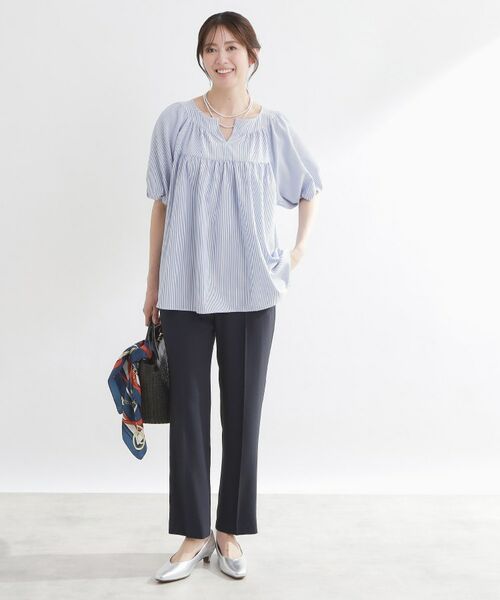 Reflect / リフレクト パンツ | 【UVカット／接触冷感／セットアップ可】センタープレステーパードパンツ | 詳細7