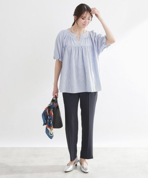 Reflect / リフレクト パンツ | 【UVカット／接触冷感／セットアップ可】センタープレステーパードパンツ | 詳細8