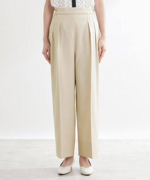 Reflect / リフレクト パンツ | 【セットアップ可】リネンライクソフトカーブパンツ | 詳細12