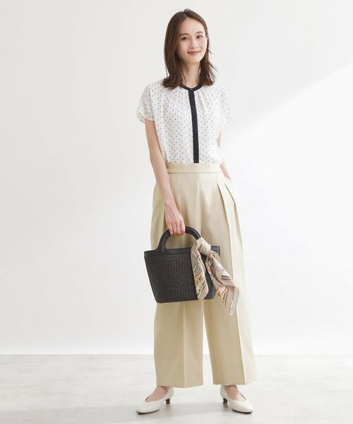 Reflect / リフレクト パンツ | 【セットアップ可】リネンライクソフトカーブパンツ | 詳細3