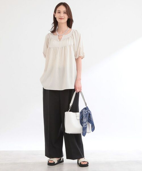 Reflect / リフレクト パンツ | 【セットアップ可】リネンライクソフトカーブパンツ | 詳細8