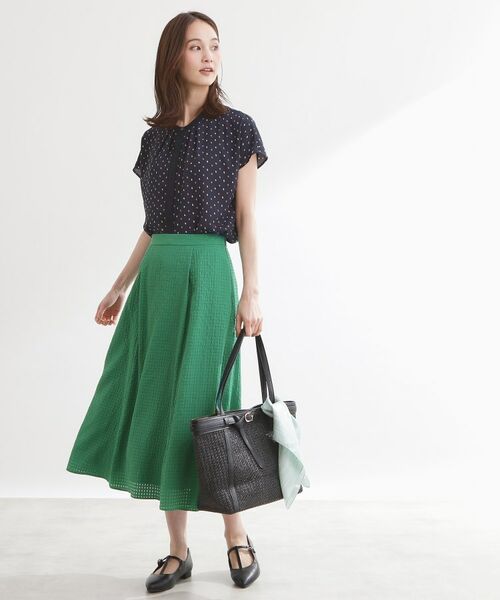 Reflect / リフレクト ロング・マキシ丈スカート | 【選べる2柄／セットアップ可】フレアシルエットスカート | 詳細1