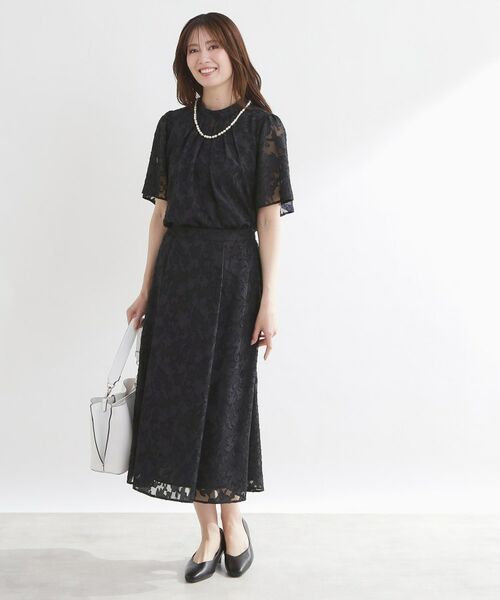 Reflect / リフレクト ロング・マキシ丈スカート | 【選べる2柄／セットアップ可】フレアシルエットスカート | 詳細13