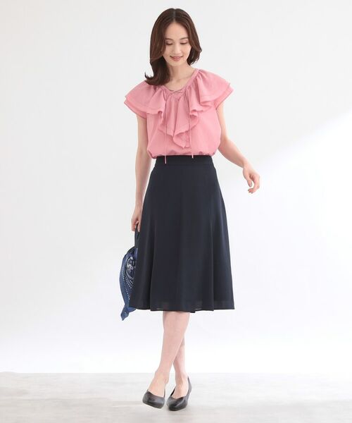 Reflect / リフレクト スカート | ウエスト切り替えフレアスカート | 詳細1