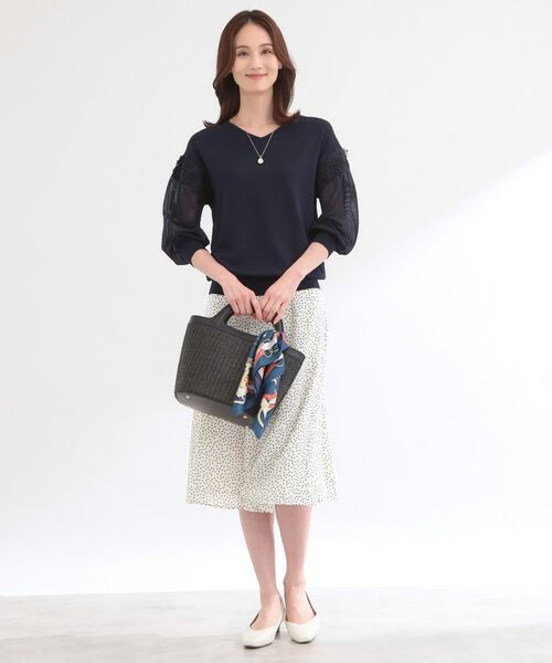 Reflect / リフレクト スカート | ウエスト切り替えフレアスカート | 詳細10