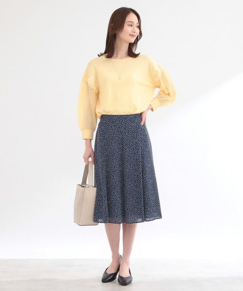 Reflect / リフレクト スカート | ウエスト切り替えフレアスカート | 詳細5