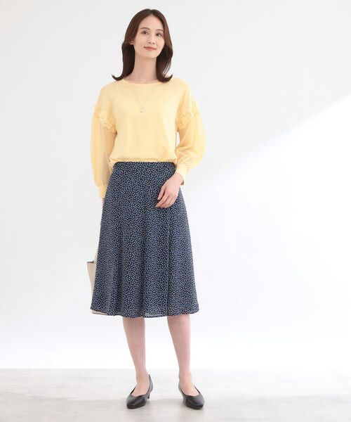 Reflect / リフレクト スカート | ウエスト切り替えフレアスカート | 詳細6