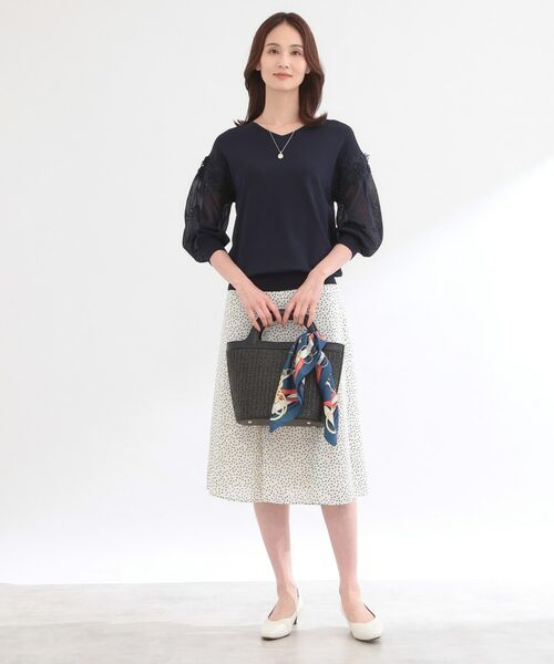 Reflect / リフレクト スカート | ウエスト切り替えフレアスカート | 詳細9