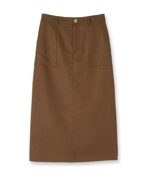 Reflect / リフレクト ロング・マキシ丈スカート | Iラインシルエットロングスカート | 詳細10