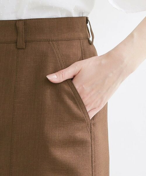 Reflect / リフレクト ロング・マキシ丈スカート | Iラインシルエットロングスカート | 詳細15