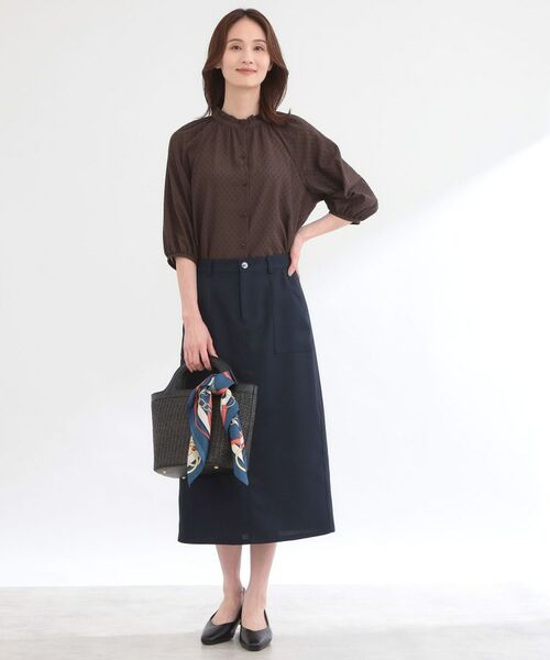 Reflect / リフレクト ロング・マキシ丈スカート | Iラインシルエットロングスカート | 詳細2