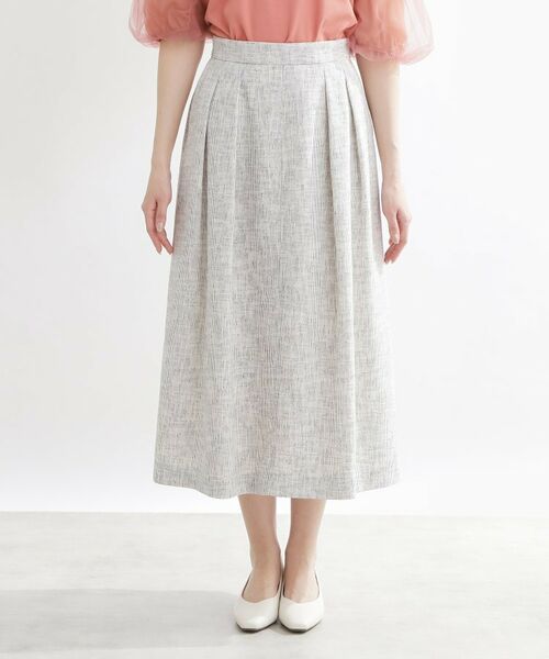 Reflect / リフレクト ロング・マキシ丈スカート | ツイードセミフレアスカート | 詳細10