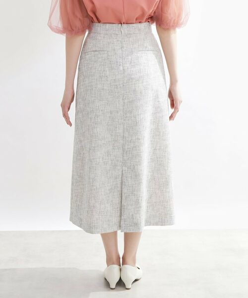 Reflect / リフレクト ロング・マキシ丈スカート | ツイードセミフレアスカート | 詳細12