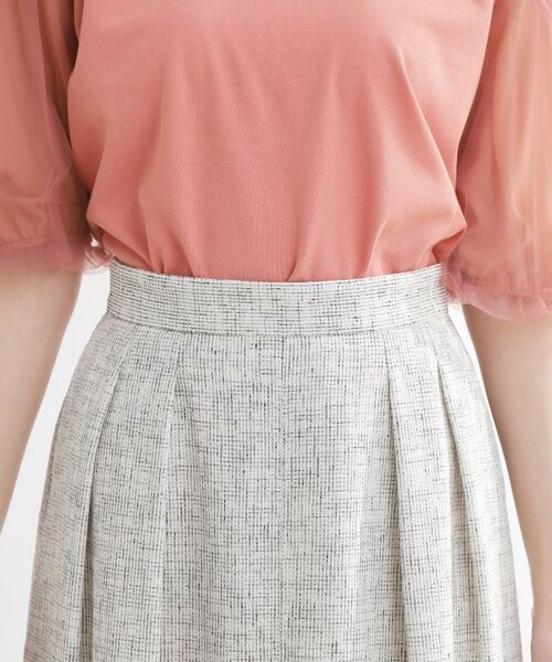 Reflect / リフレクト ロング・マキシ丈スカート | ツイードセミフレアスカート | 詳細13