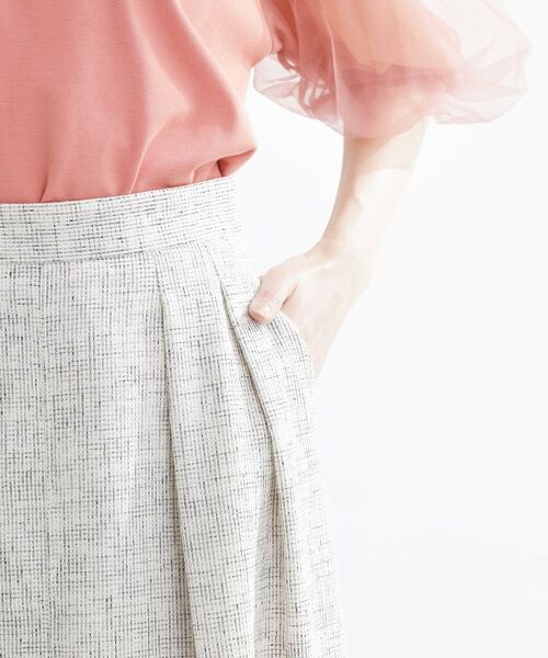 Reflect / リフレクト ロング・マキシ丈スカート | ツイードセミフレアスカート | 詳細15