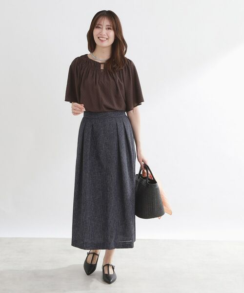 Reflect / リフレクト ロング・マキシ丈スカート | ツイードセミフレアスカート | 詳細2