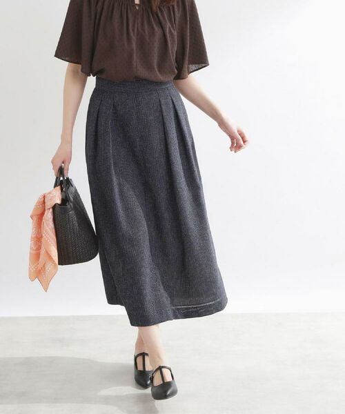Reflect / リフレクト ロング・マキシ丈スカート | ツイードセミフレアスカート | 詳細3