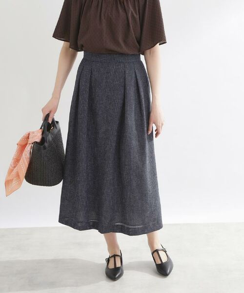 Reflect / リフレクト ロング・マキシ丈スカート | ツイードセミフレアスカート | 詳細4
