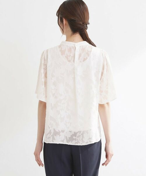 Reflect / リフレクト その他トップス | 【選べる2柄／セットアップ可】プチスタンドカラーブラウス | 詳細16