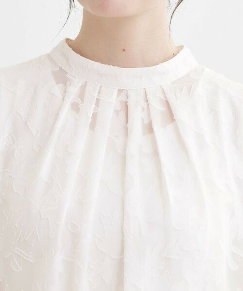 Reflect / リフレクト その他トップス | 【選べる2柄／セットアップ可】プチスタンドカラーブラウス | 詳細17