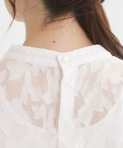 Reflect / リフレクト その他トップス | 【選べる2柄／セットアップ可】プチスタンドカラーブラウス | 詳細18
