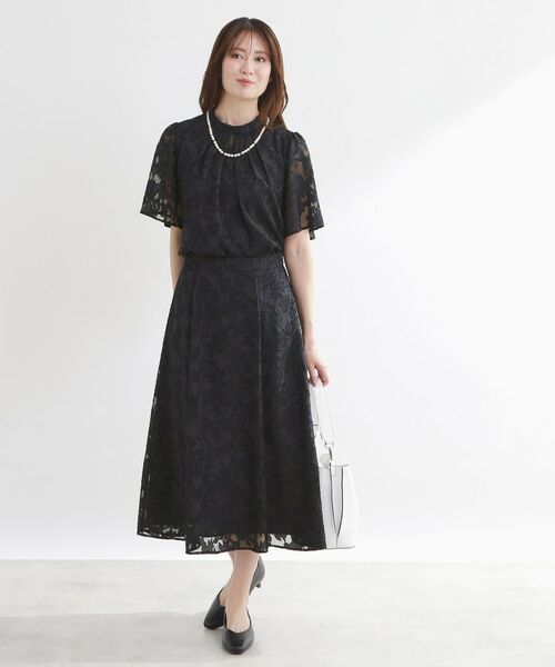 Reflect / リフレクト その他トップス | 【選べる2柄／セットアップ可】プチスタンドカラーブラウス | 詳細7