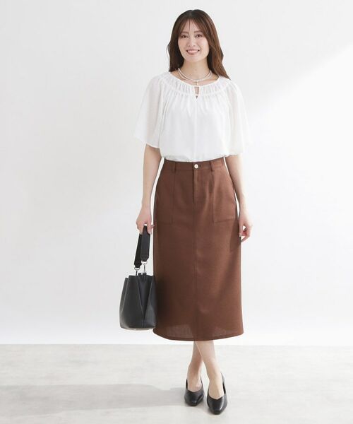 Reflect / リフレクト シャツ・ブラウス | ネックギャザーデザインブラウス | 詳細11