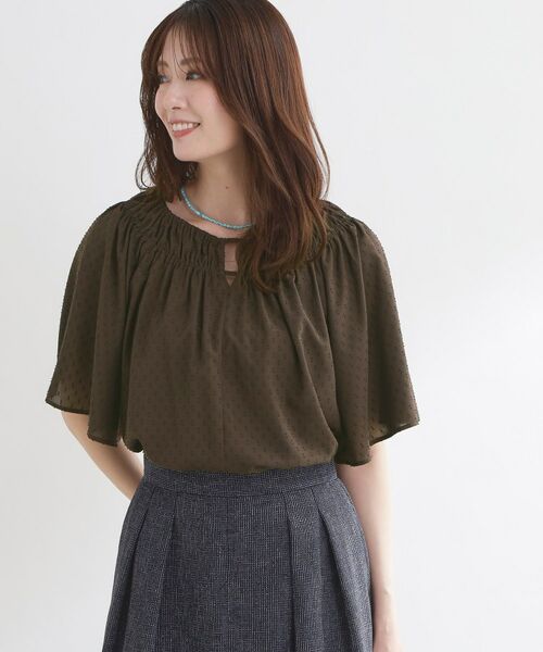 Reflect / リフレクト シャツ・ブラウス | ネックギャザーデザインブラウス | 詳細14